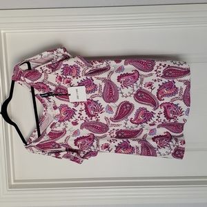 Agnes & Dora Cold Shoulder Love Top XL NWT